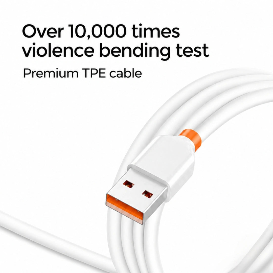 Tecmarx 6A USB to Type-C Charging Cable | Under Rs.99