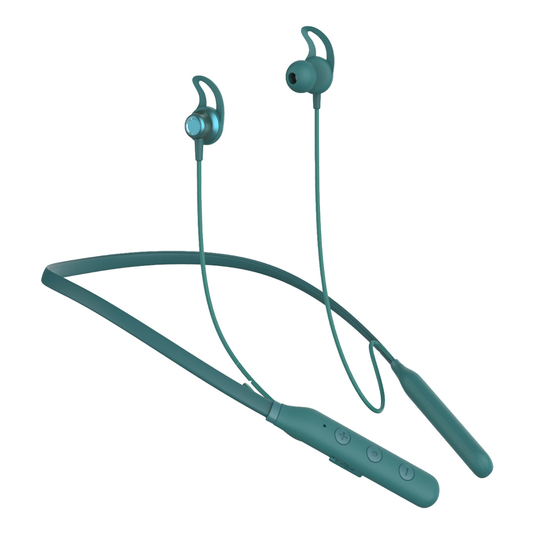 TecMarx PULSE_300 Bluetooth Neckband | 40 Hr Play Time | Powerful Bass | IPX Water Resistant | Vibration Motor