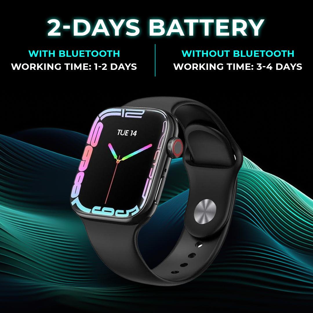 TecMarx Thrill Smart Watch | 3-4 Day Standby Time | 2.19" HD Display | Sleep Monitoring | IPX Water Resistant