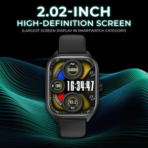 TecSox Spectra Smart Watch | 10-15 Day Standby Time | 2.02 Inch Biggest HD Display | IPX Water Resistant - TECMARX