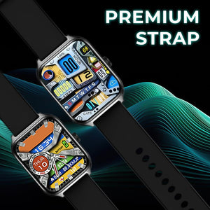 TecSox Spectra Smart Watch | 10-15 Day Standby Time | 2.02 Inch Biggest HD Display | IPX Water Resistant - TECMARX