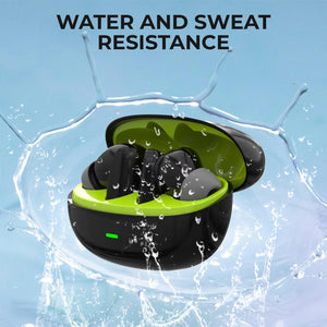 TecMarx Pluto Bluetooth Earbuds | 30 Hr Play Time | Ultra Light Weight | IPX Water Resistant - TECMARX