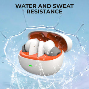 TecMarx Pluto Bluetooth Earbuds | 30 Hr Play Time | Ultra Light Weight | IPX Water Resistant - TECMARX