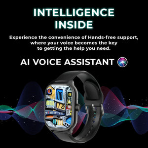 TecSox Spectra Smart Watch | 10-15 Day Standby Time | 2.02 Inch Biggest HD Display | IPX Water Resistant - TECMARX