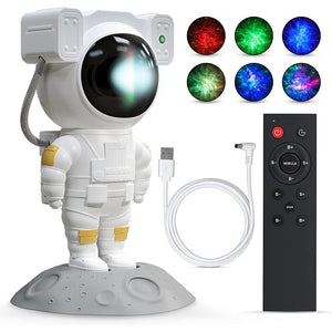 TecMarx Astronaut Projection Light | Nebula Lamp & Stars | Time Fucntion | Remote Control - TECMARX
