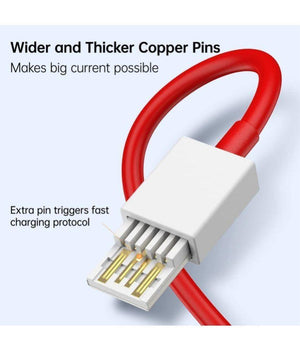 TECMARX 65W Dash Cable|| 6A+ support for all One plus devices - TECMARX