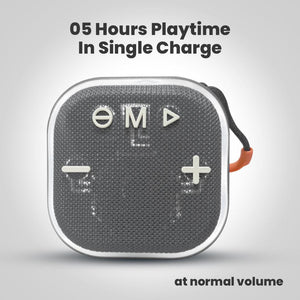 TECMARX Mini 300 Bluetooth Speaker | 6Hr Playtime | 5 Watt RGB Lighting| Memory Card Slot - TECMARX