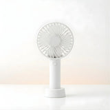 Tecmarx Breeze One Portable Handheld Fan | 3 Hour LED Indicator | Quiet Cooling