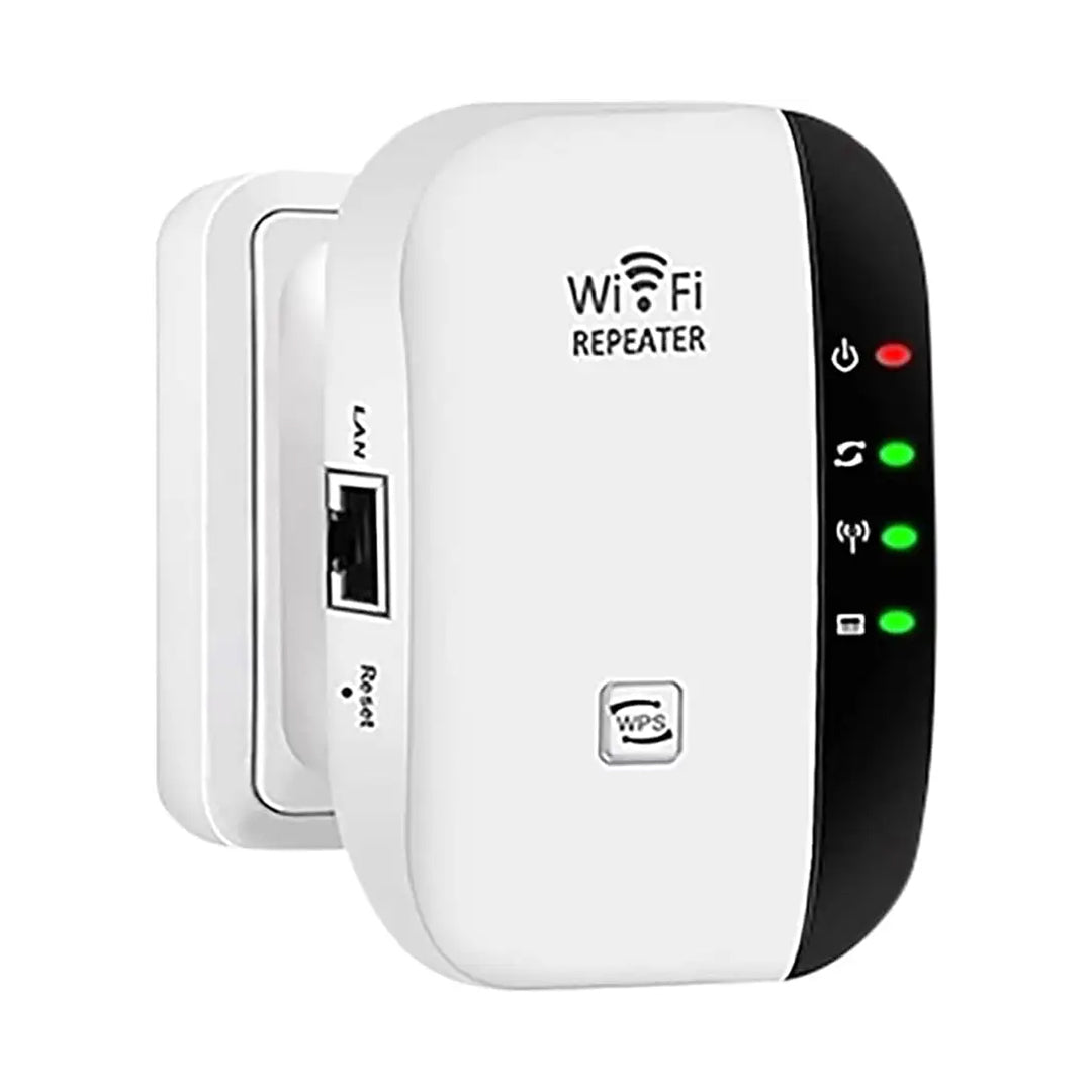 TecMarx L1 Single Band WiFi | Range Extender Up to 300-Mbps | Easy Installation | Get Wi-fi Anywhere