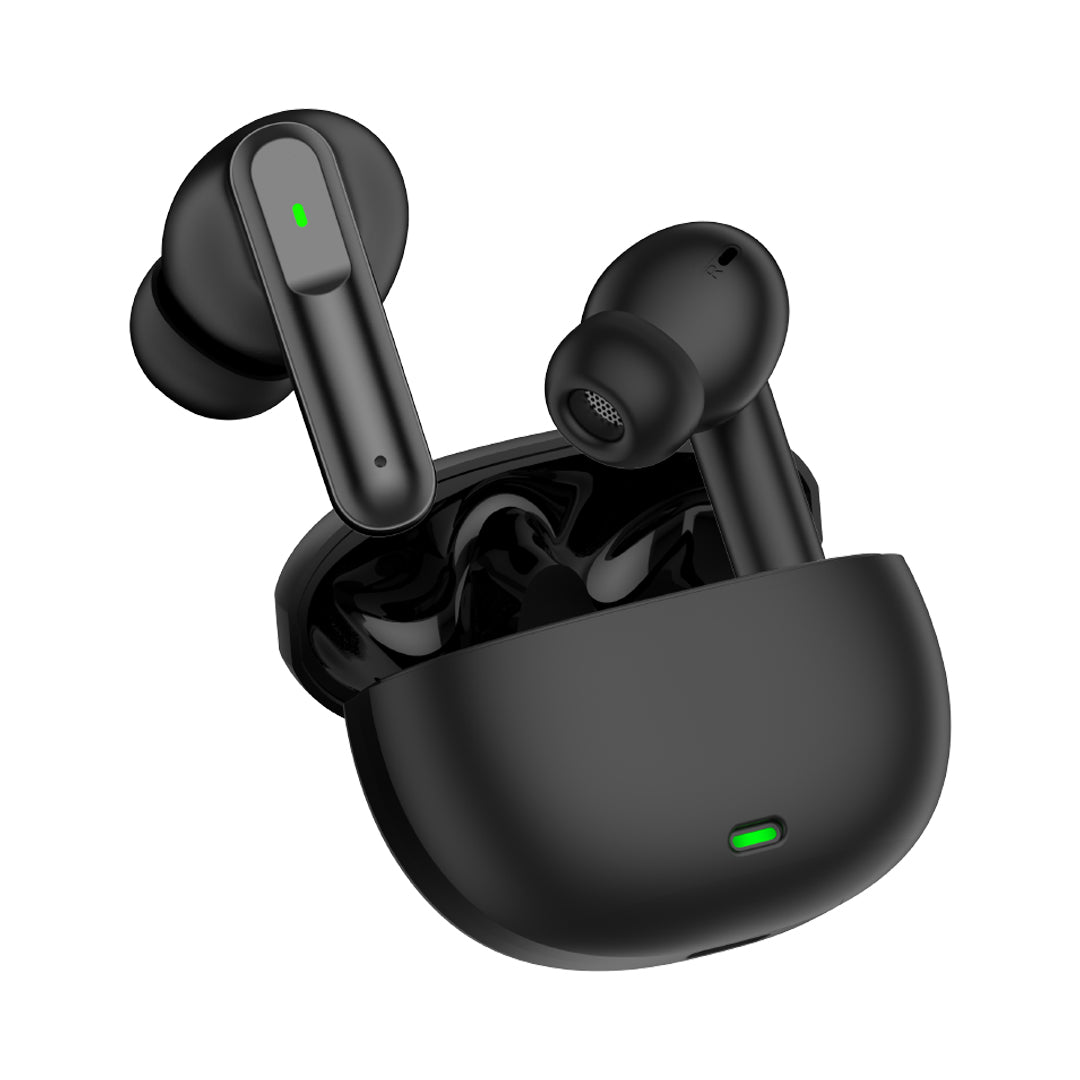 TecMarx Pro 2 Bluetooth Earbuds | 30 Hr Play Time | Built in ENC Mic | Light Weight | IPX Water Resistant