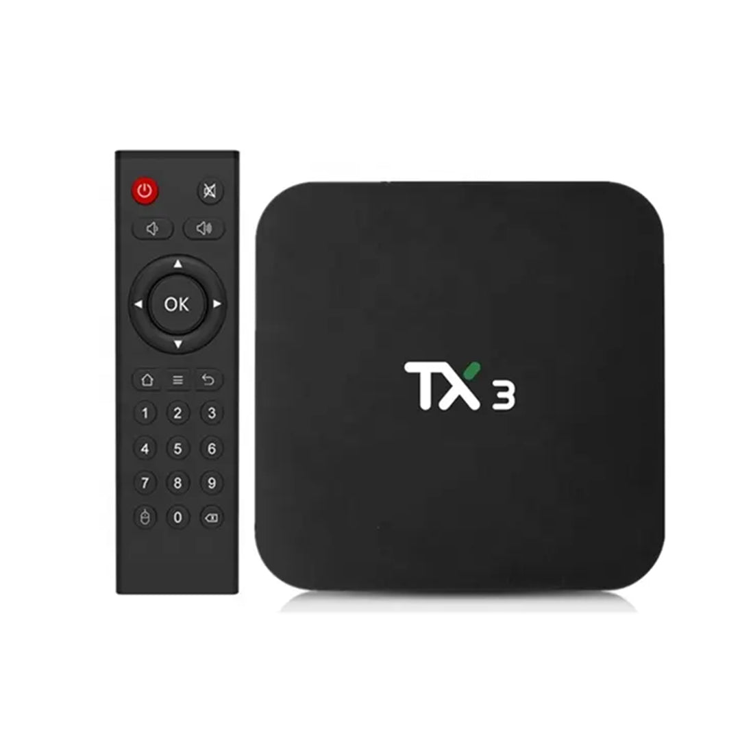 TecMarx TX3 Bluetooth Android Mini PC | 2.4G WiFi Smart TV Box | 4GB/64GB | Outside Antenna