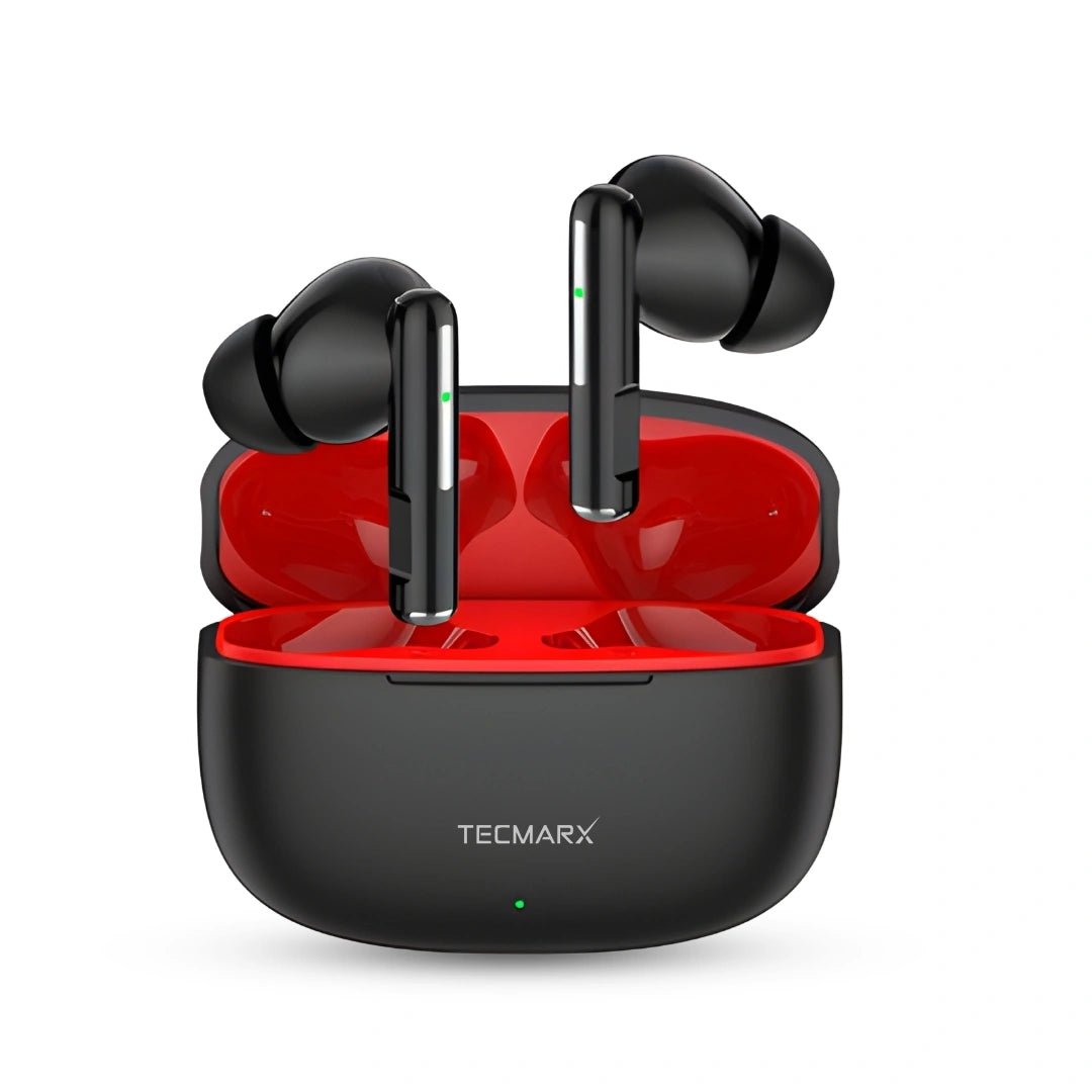 Tecmarx Vibe Bluetooth Earbuds | 30 Hr Playtime  | Balance Sound