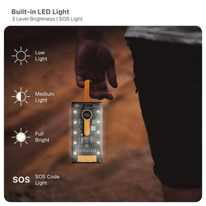 TecMarx 10k Transparent PowerBank | Digital Indicator | Emergency Light | Your Companion - TECMARX