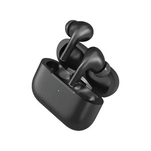 TecMarx Black Pod Bluetooth Earbuds | 40 Hr | High Bass | IPX Water Resistant - TECMARX