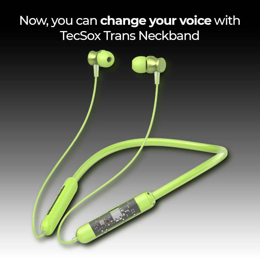 TecMarx Verve 300 Bluetooth Neckband | 30 Hr | Powerful Bass | IPX Water Resistant - TECMARX