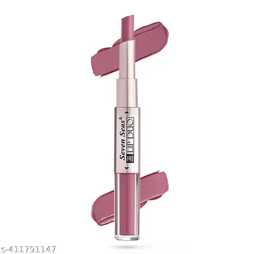 Seven Seas 2 in 1 Lipstick | Full Coverage | Comfortable | 2 in 1 | Lipstick + Liquid Lipstick (Rose)